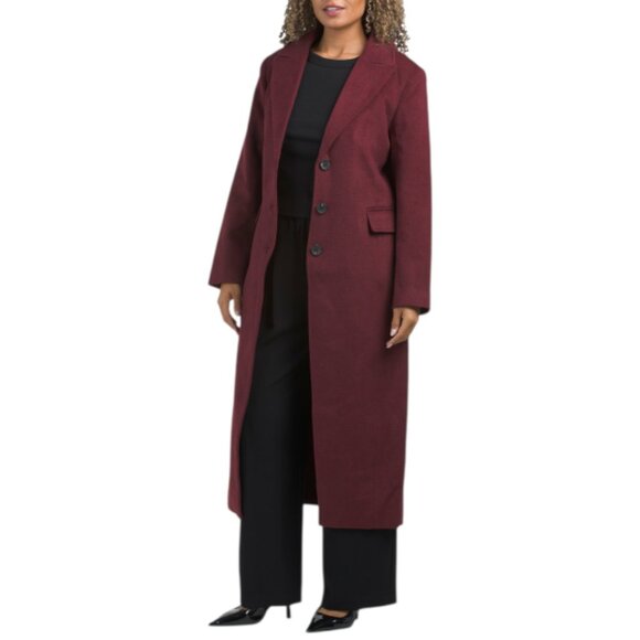 Avec Les Filles Jackets & Blazers - AVEC LES FILLES Granberry Tuxedo Maxi Coat